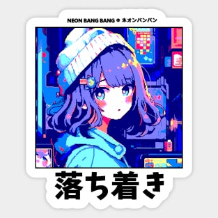 Y2K Aesthetic Harajuku Anime Girl Sticker